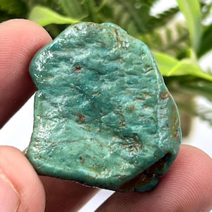 Natural Turquoise Raw Specimen Natural Mineral Crystal 63.70 Carat Raw Arizona Turquoise Chunk Kingman Turquoise Rough December Birthstone