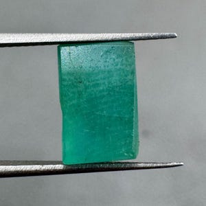 Zambian Emerald Crystal: Raw Gem Grade Rough, 4.60 Carat