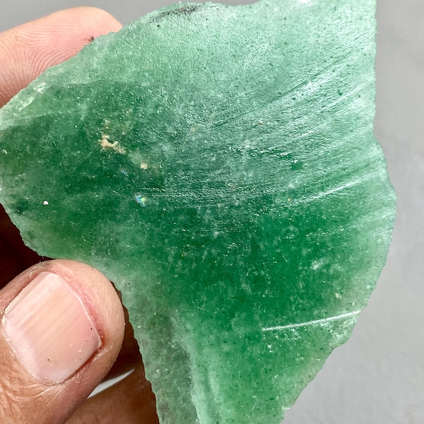 Large Green Aventurine Rough, Natural Healing Crystal (315.50 Carat)