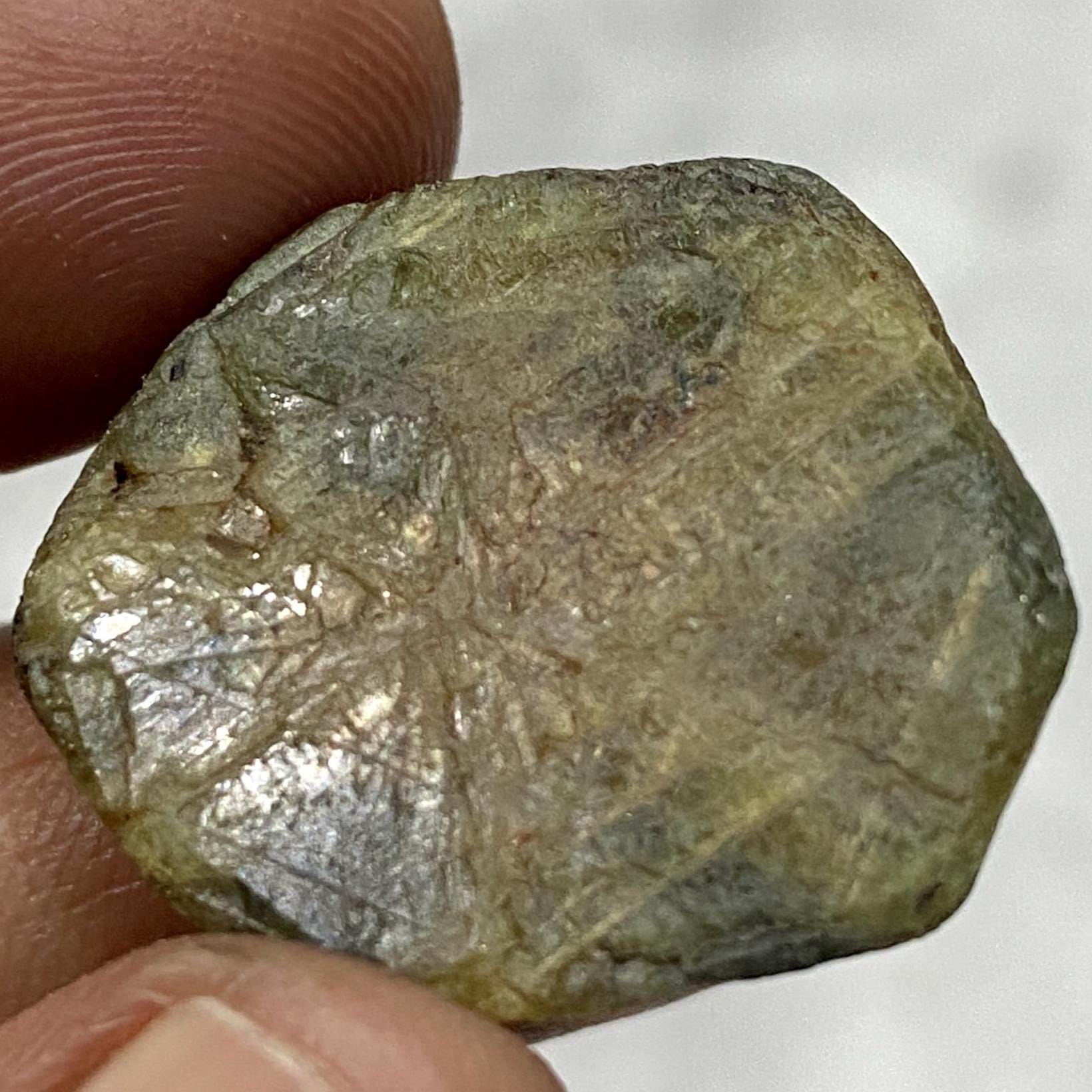 Raw Green Star Sapphire Specimen: 88.50 Carat Natural Gemstone - Etsy