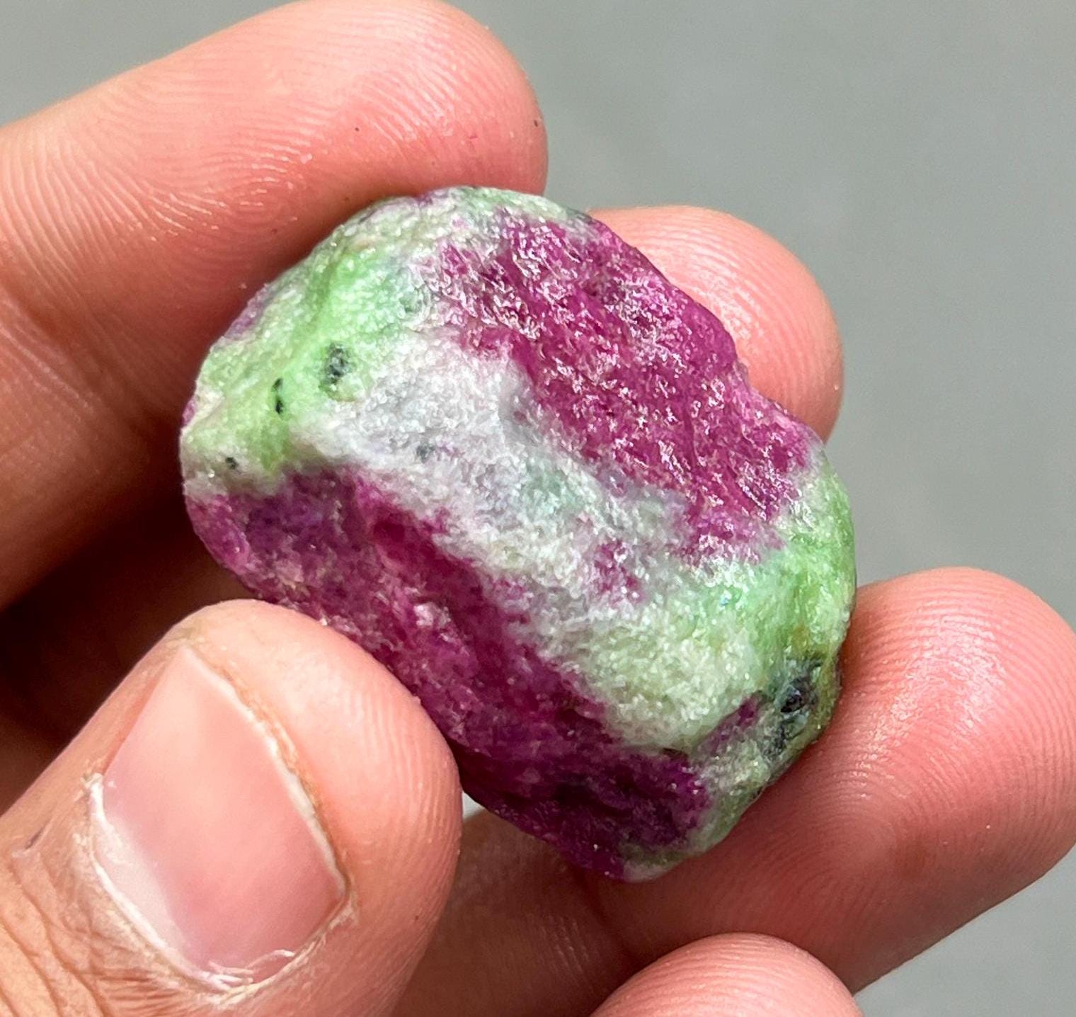 Purple Red Ruby Specimen: 76 Carat Untreated Healing Crystal - Etsy
