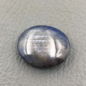 Natural Blue Star Sapphire Cabochon: 40.50 Carat Sheen Gemstone (22x19 MM)