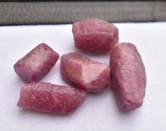 Raw Pink Ruby: Natural July Birthstone, Healing Chakras, 171.5 Carat
