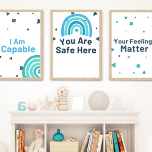 Growth Mindset Classroom Print, Positive Affirmations for Kids, Classroom Quotes, Classroom Decor,School Psychologist decor,Digital Prints