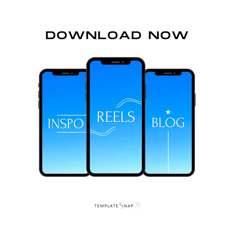 Instagram Highlight Covers Blue IG Highlight Covers Etsy Ireland