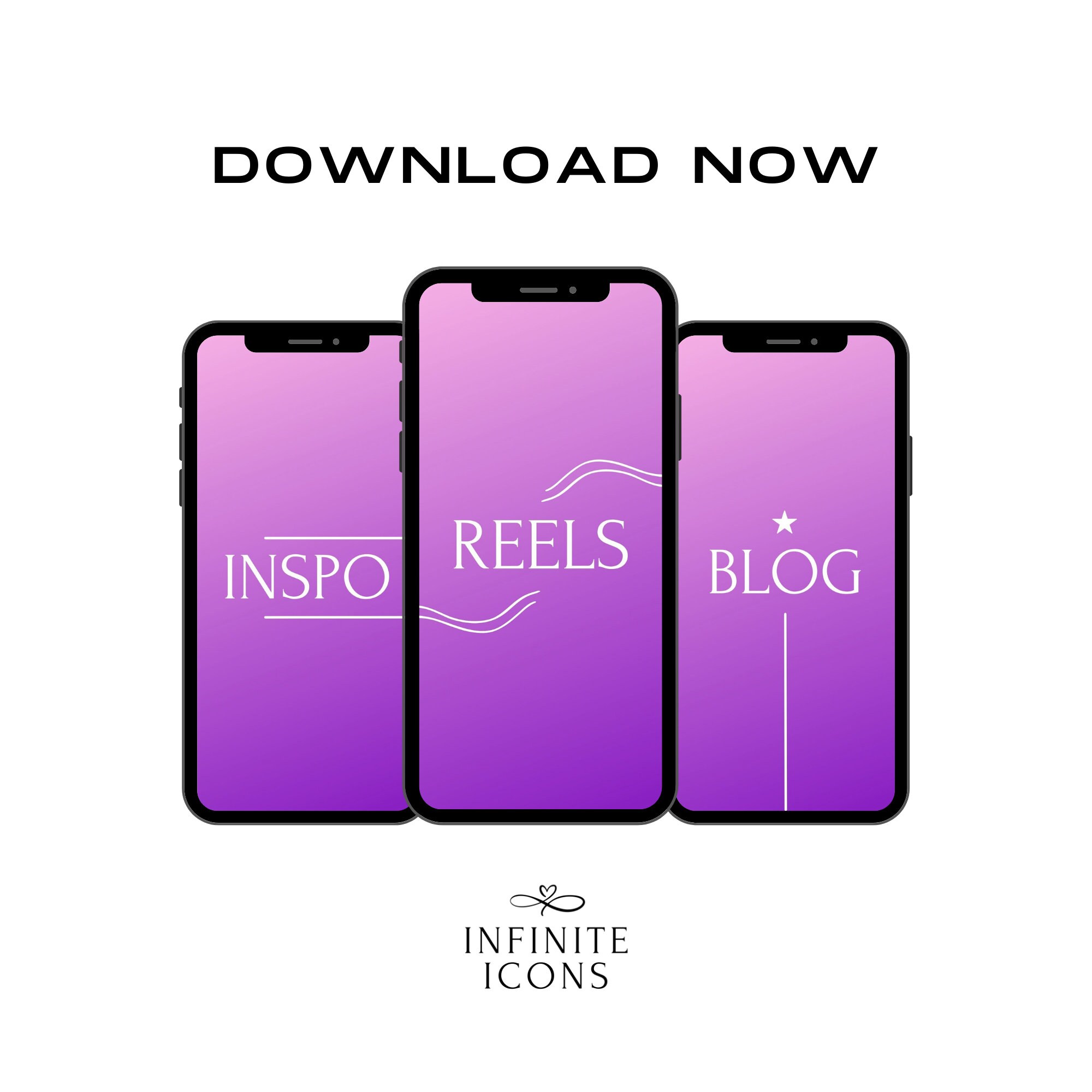 Instagram Highlight Covers Purple IG Highlight Covers Etsy UK