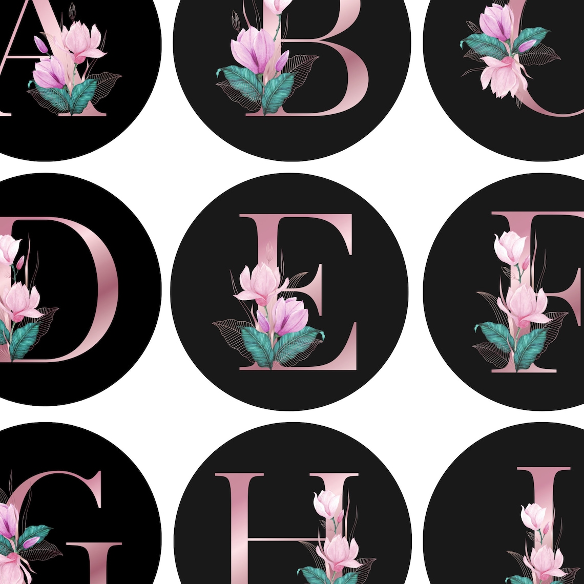 Instagram Letters Highlight Covers Watercolor, Instagram Alphabet