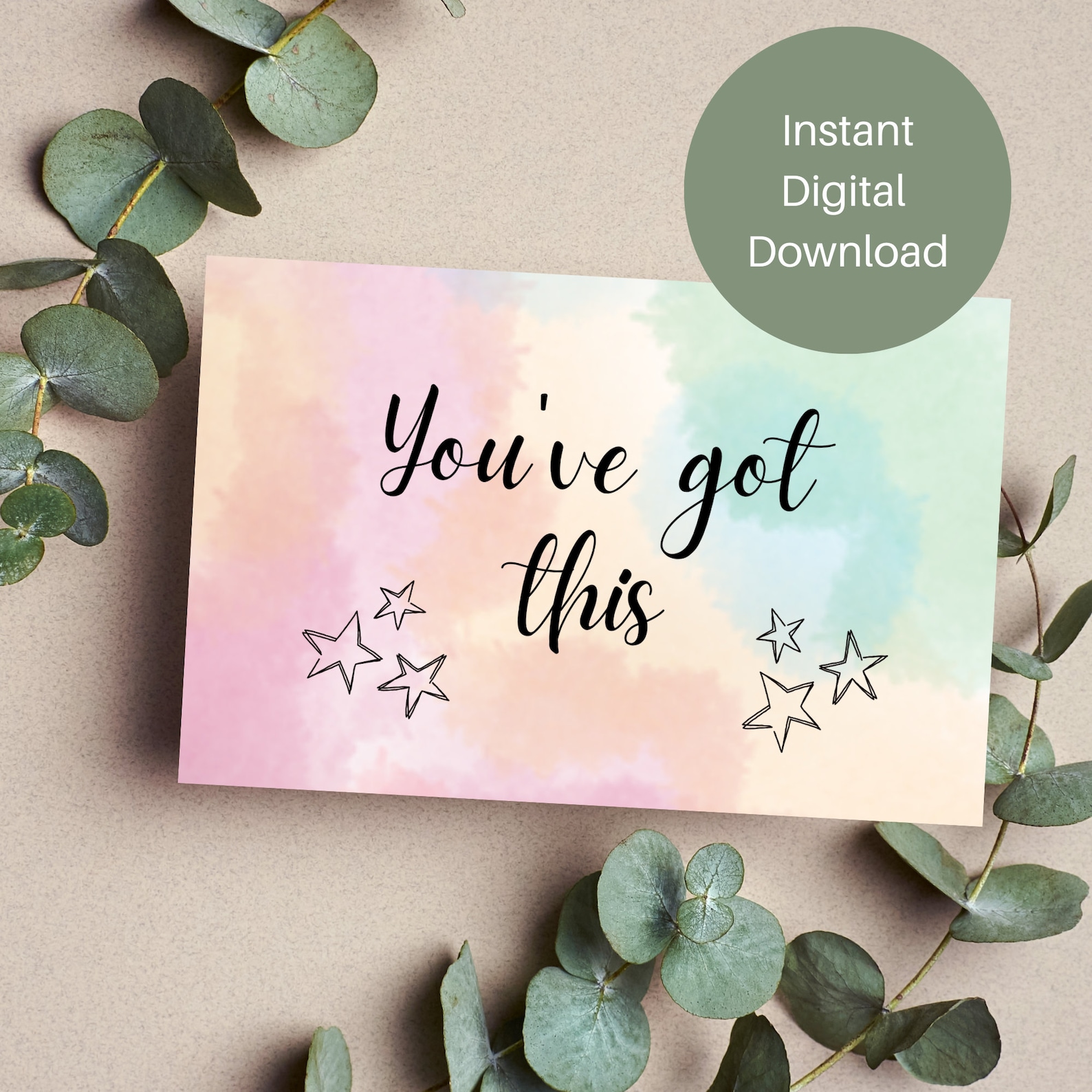 Printable Good Luck Card | You've Got This | Digital Exam All the Best ...