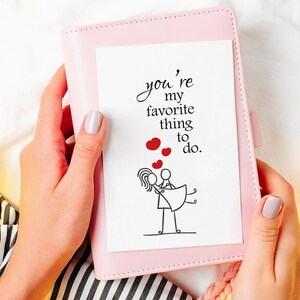 Lustige Valentinstagskarte, druckbare Stickman Liebeskarte, DIY Karte für Freund, Druck von zu Hause aus, Liebeskarte für sie, DIGITALER Download