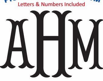 Monogram Fishtail SVG, czcionka Fishtail SVG, czcionka Monogram SVG, litery alfabetu Fishtail SVG, monogram ślubny SVG, czcionka Cricut Canva