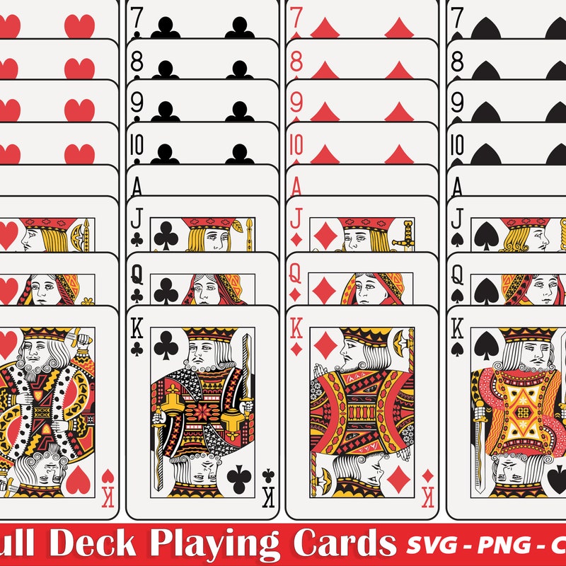 Playing Cards Costume Svg Etsy