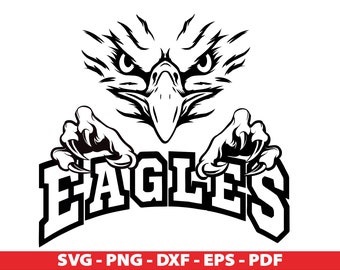 Örn Svg, Örnhuvud Clipart, Örnansikte Svg, Örn Svg Skärfiler Cricut, Skärfiler, DXF, Png, Direktnedladdning