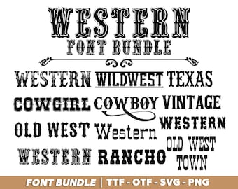 Western Font Cowboy Font Svg Old West Font Western Font Styles Old Western Font Western Font Country Font Cricut Font Silhouette