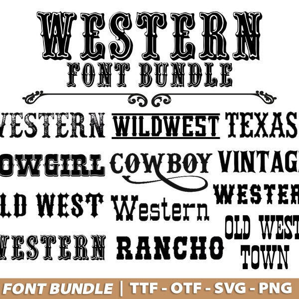 Western Font Cowboy Font Svg Old West Font Western Font Styles Old Western Font Western Font Country Font Cricut Font Silhouette