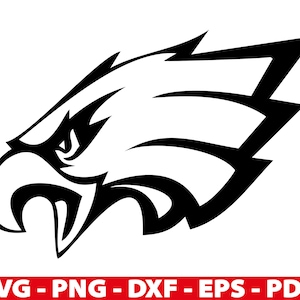 Eagle Svg, Eagle Head Clipart, Eagle Face Svg, Eagle Svg Cut Files Cricut, Cutting Files, DXF, Png, Instant Download