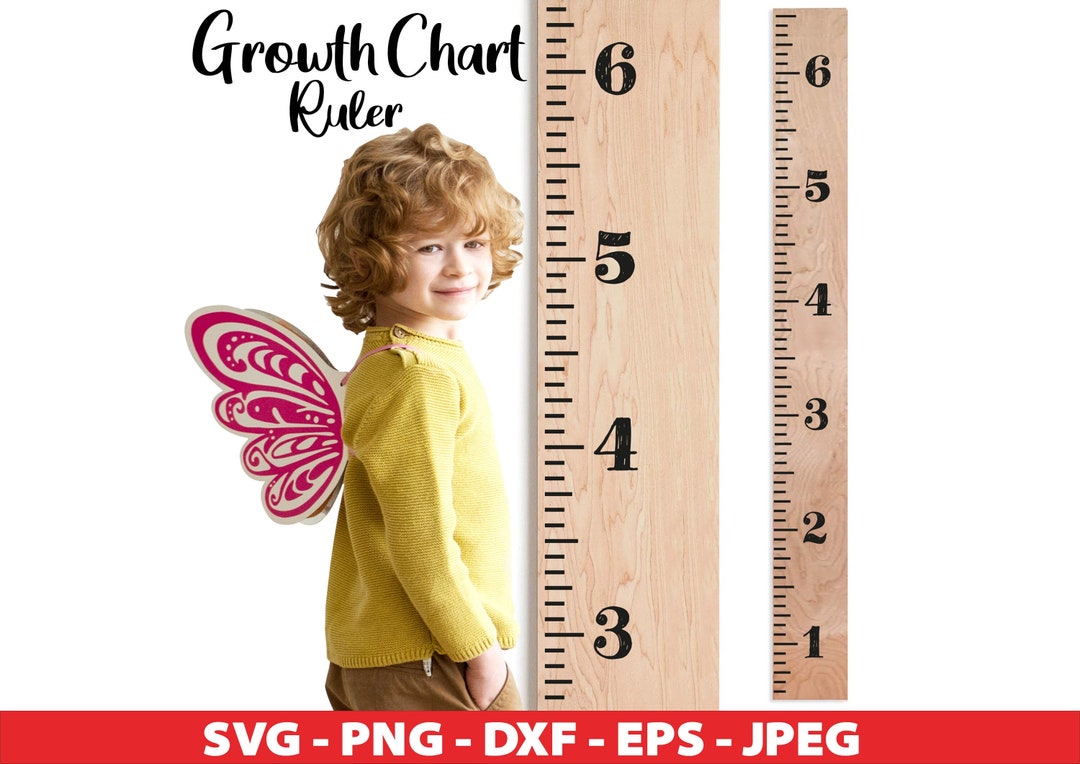 Growth Chart SVG, Growth Ruler Svg, Wall Ruler Svg, Growth Chart Ruler