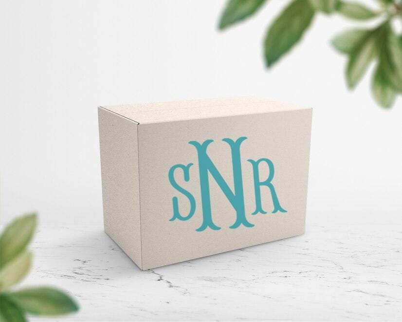 Fishtail Monogram Svg, Fishtail Font Svg, Monogram Font Svg, Fishtail ...