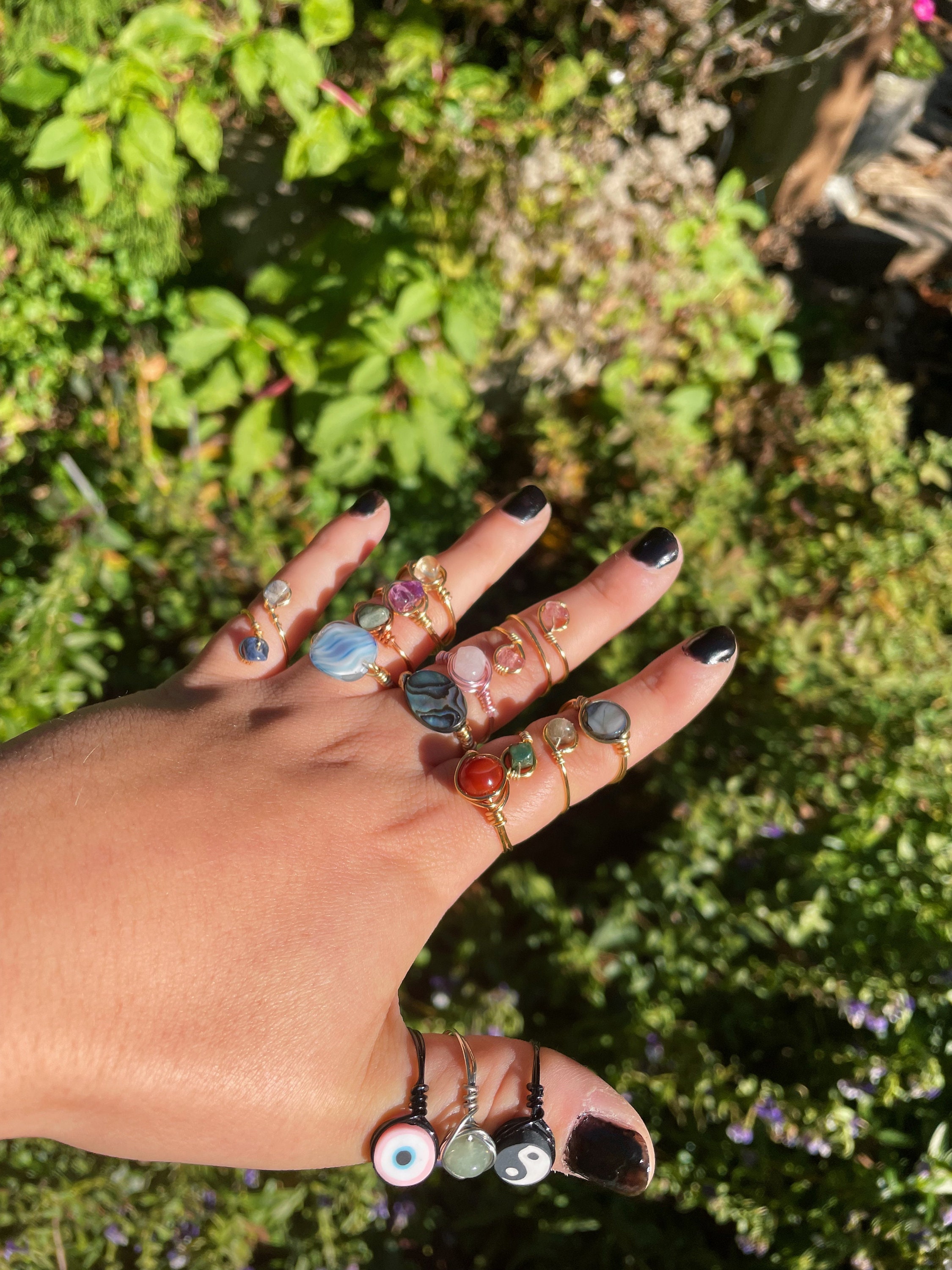 Mystery Crystal Ring Set 1 to 5 Random Rings | Etsy