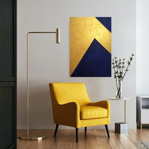 Geometric wall art, minimalistic, elegant, original abstract art, livingroom