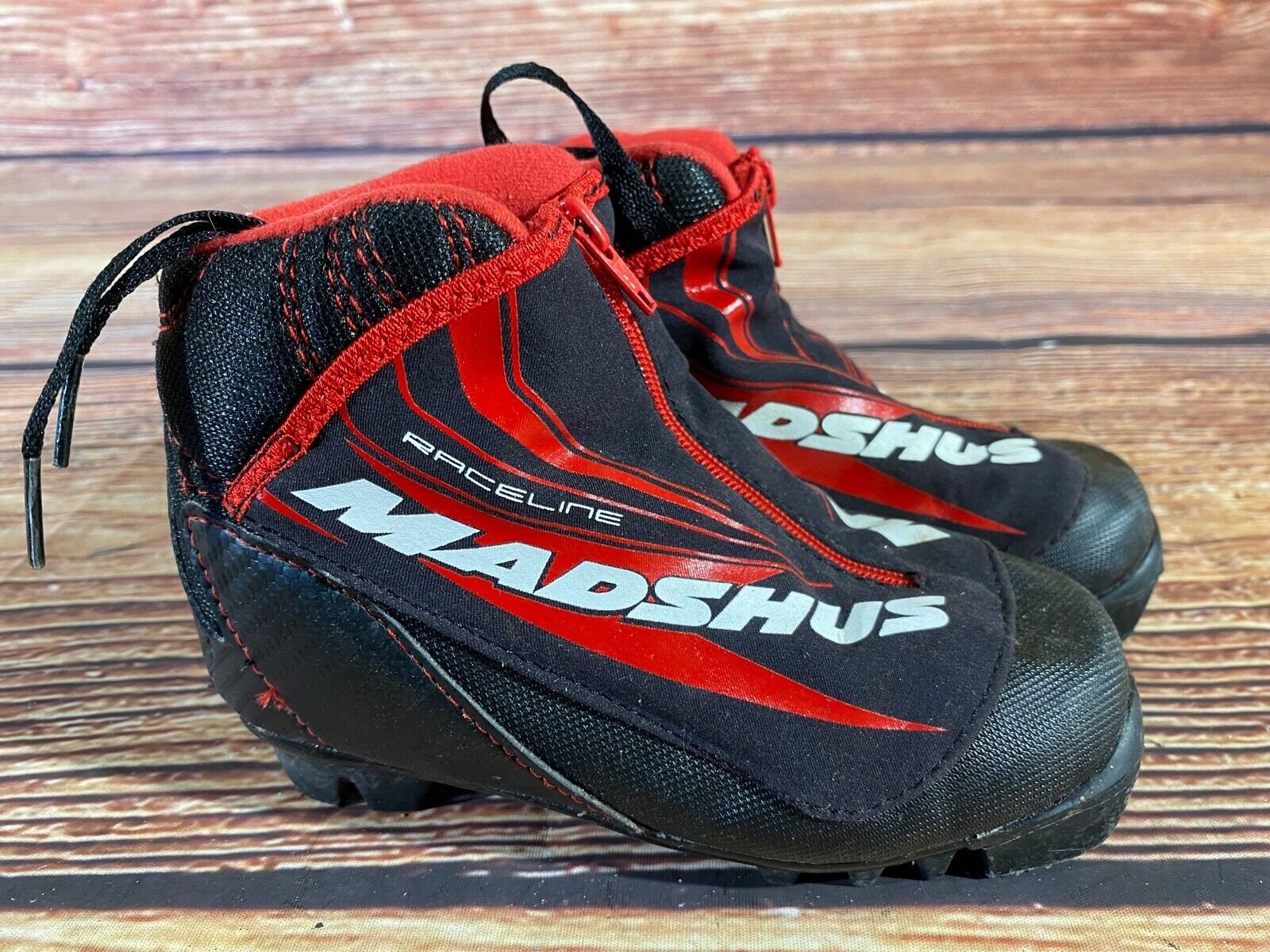 Madshus Race Line Kids Nordic Cross Country Ski Boots Size EU28 US10.5