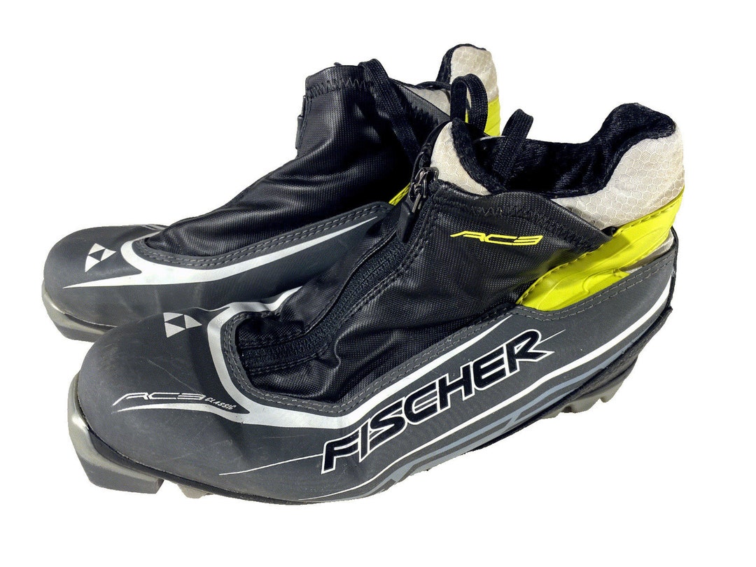 Fischer RC3 Classic Nordic Cross Country Ski Boots Size EU40 Etsy