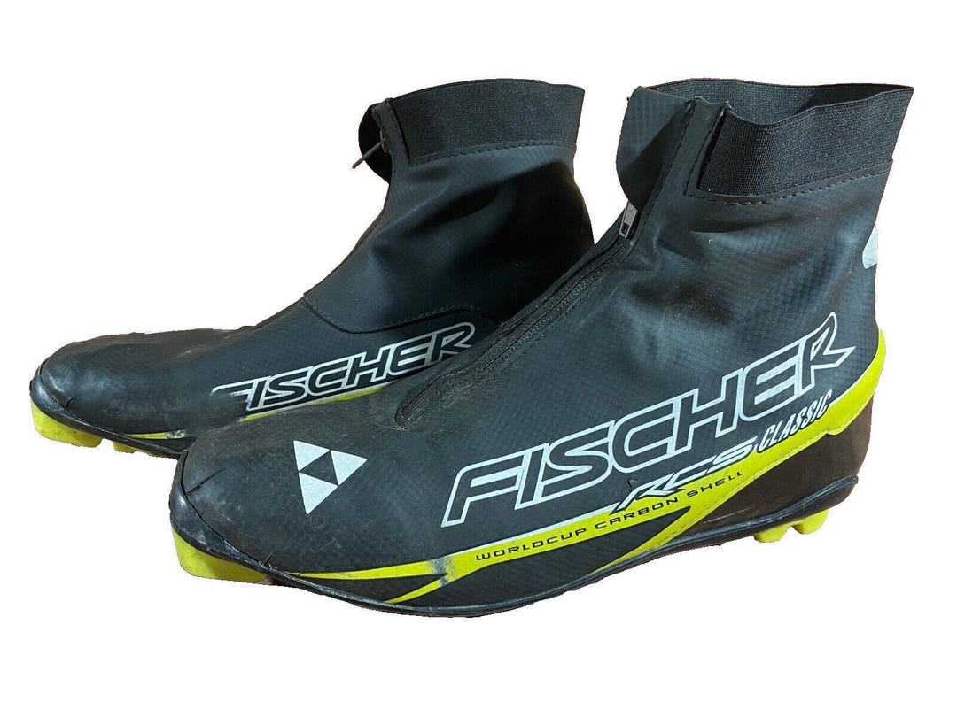 Fischer RCS World Cup Carbon Shell Cross Country Ski Boots Size