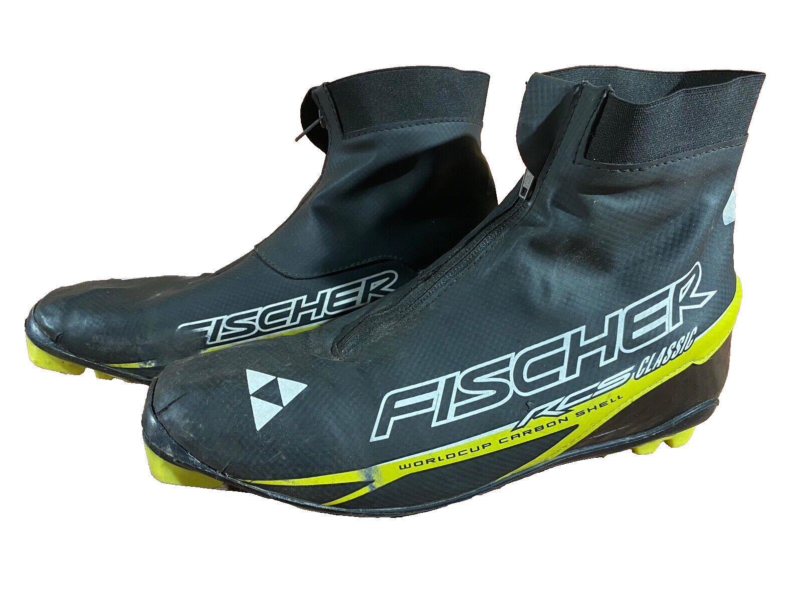 Fischer RCS World Cup Carbon Shell Cross Country Ski Boots Size