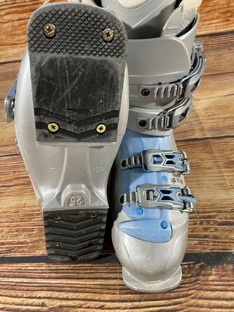 SALOMON Alpine Ski Boots Downhill Size Mondo 250 255 Mm, Outer Sole 295