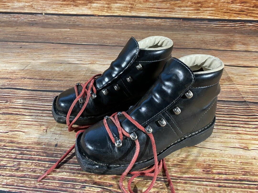 Garmisch Vintage Leather Cross Country Ski Boots Kandahar Etsy