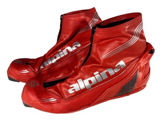 Alpina SCL Racing Nordic Cross Country Ski Boots Size EU43 US9.5 for NNN