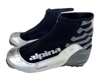 Alpina T10 Touring Nordic Cross Country Ski Boots Size EU44 US10.5