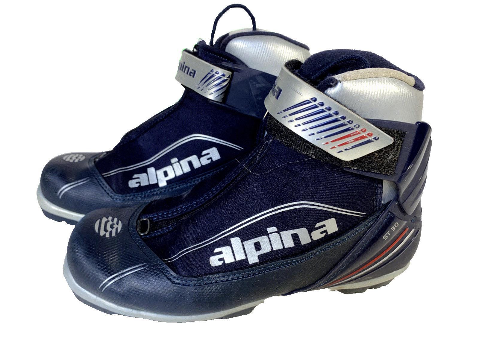 Alpina ST30 Nordic Cross Country Classic Ski Boots Size EU40 US7.5