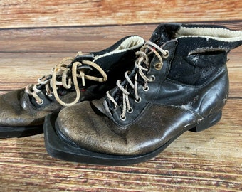 Schoenen Jongensschoenen Laarzen Alfa Trac 1 Nordic Cross Country Skischoenen Vintage Maat EU38 US6 voor NNN 