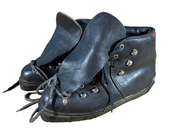 Vintage Alpine Ski Boots Skiing US7.5 UK6.5 Mondo 255 Cable Bindings KL130