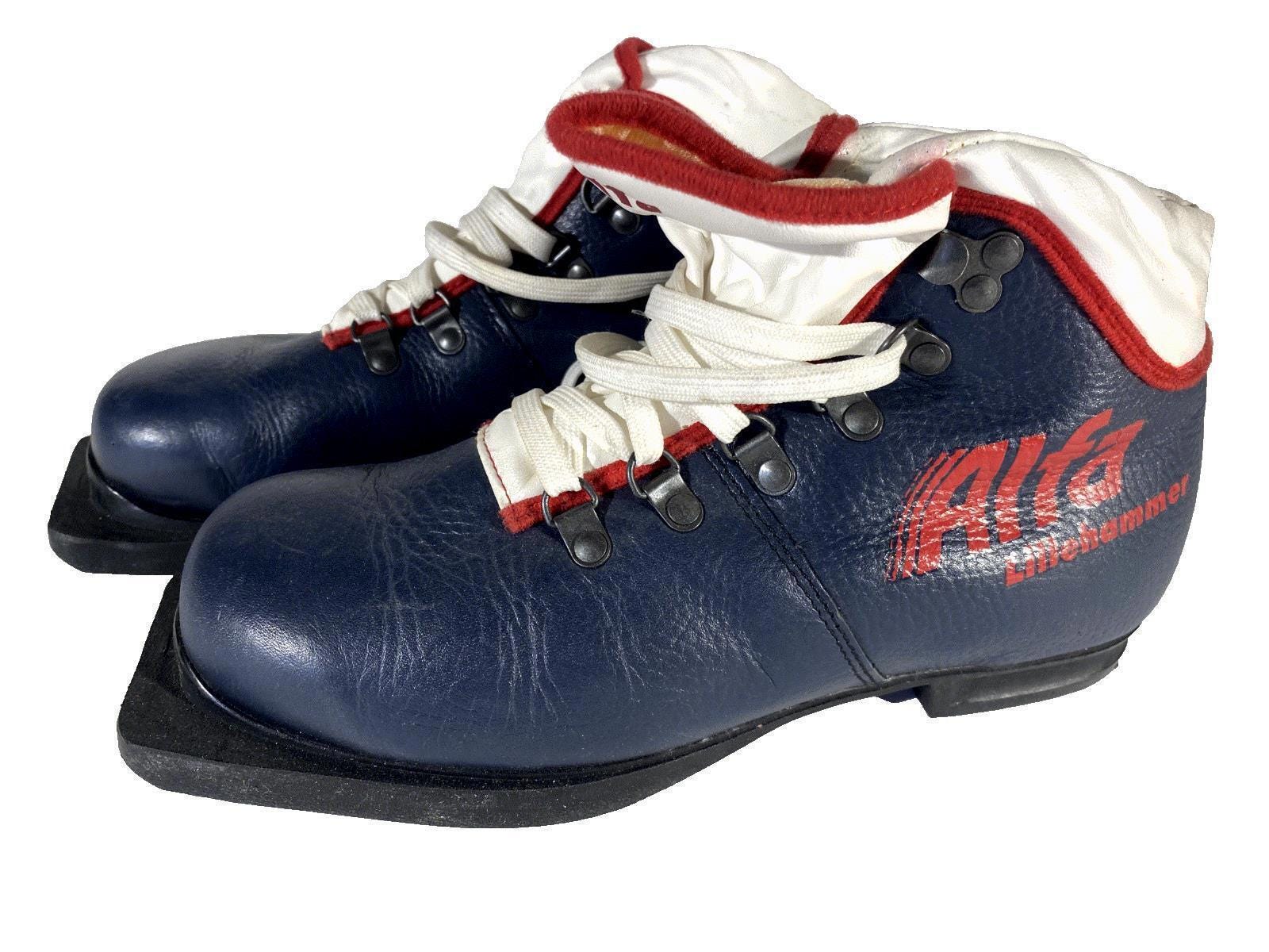 Alfa Vintage Nordic Norm Cross Country Ski Boots Size EU38  display picture 2