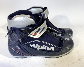 Alpina ST30 Nordic Cross Country Classic Ski Boots Size EU40 US7.5