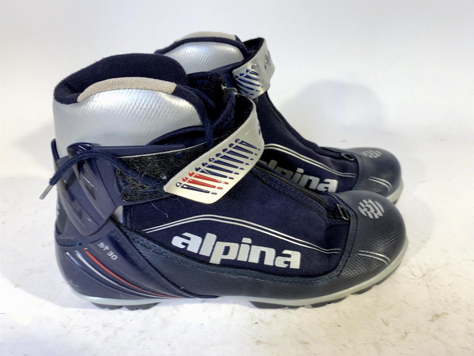 Alpina ST30 Nordic Cross Country Classic Ski Boots Size EU40 US7.5