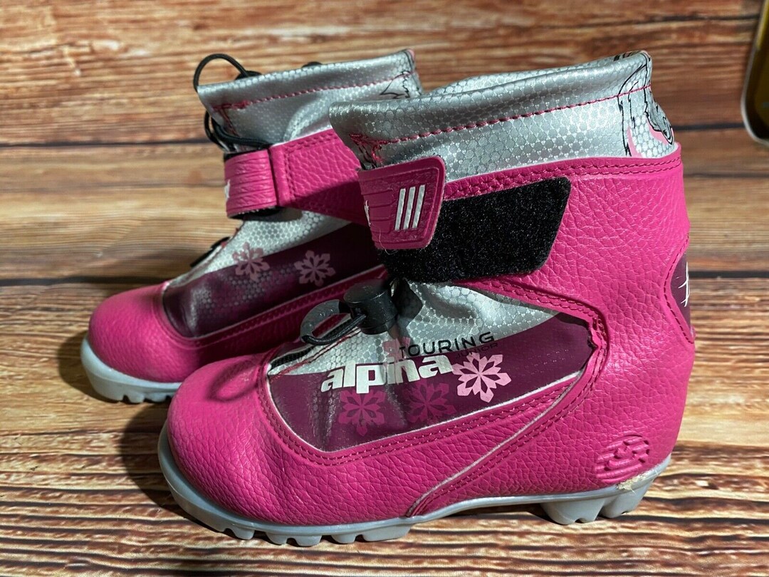 Alpina Frost Kids Nordic Cross Country Ski Boots Size EU30 US12 NNN A