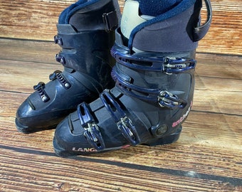 Schoenen Jongensschoenen Laarzen Uk6.5 Vintage alpine skischoenen voor kabelbindingen maat Eu41 Us7.5 Mondo 255 