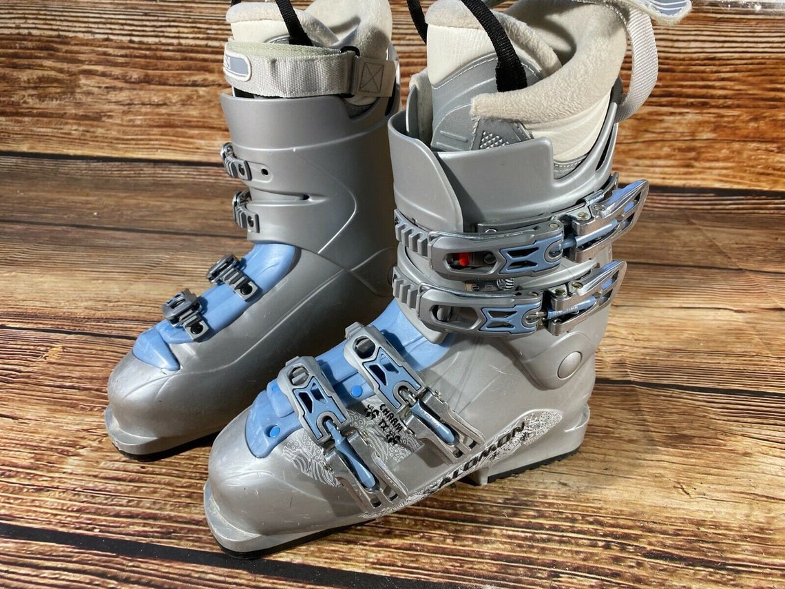 SALOMON Alpine Ski Boots Downhill Size Mondo 250 255 Mm, Outer Sole 295