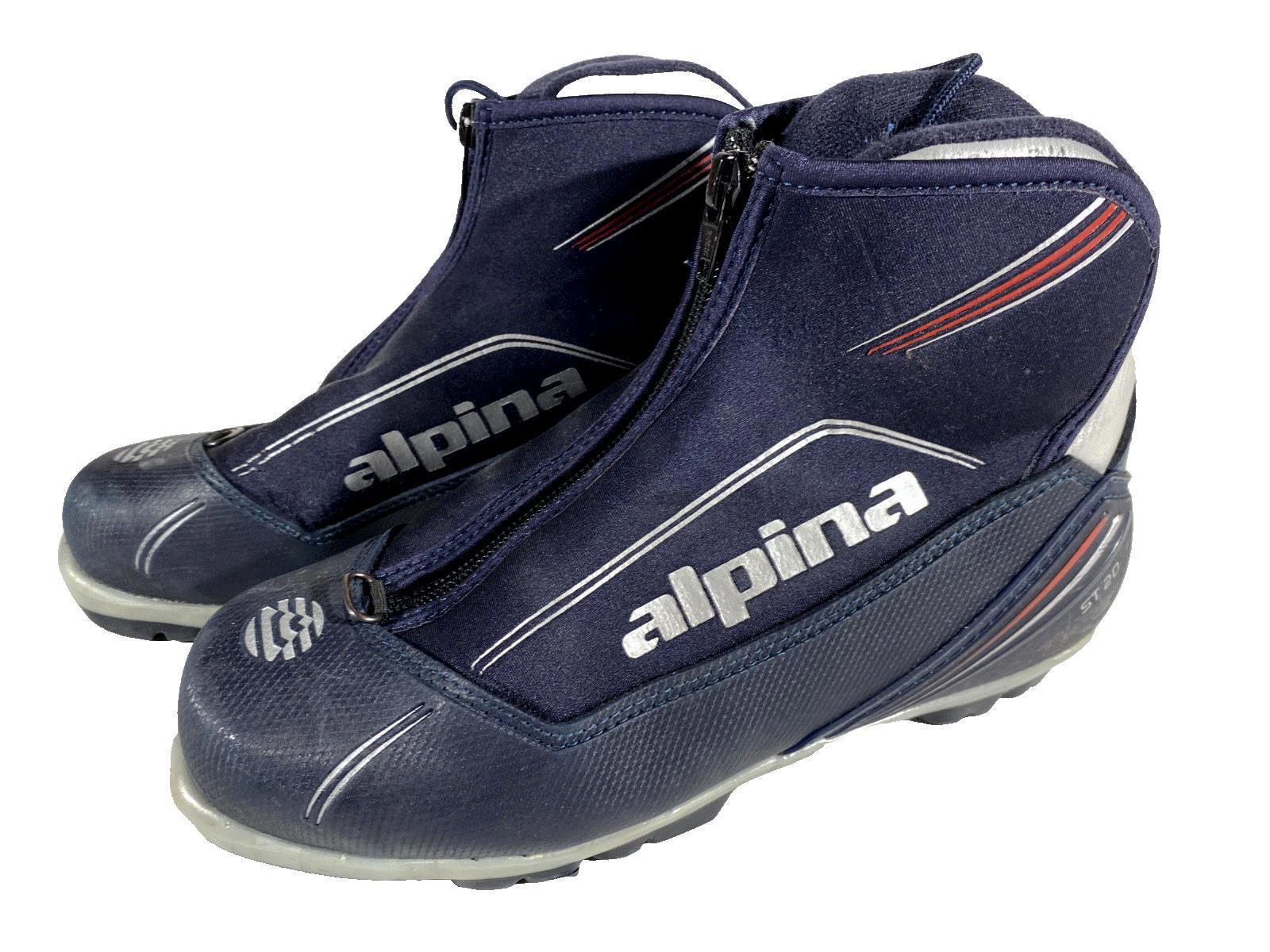 Alpina ST20 Nordic Cross Country Ski Boots Size EU38 US6 for NNN