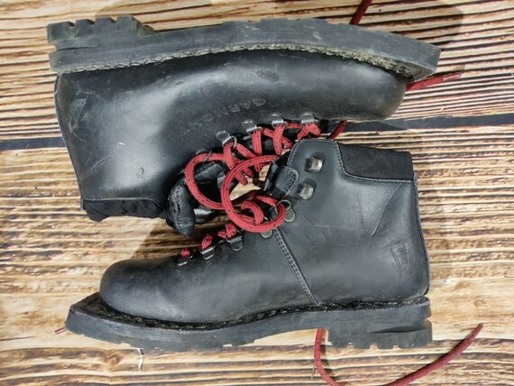 leather 75mm ski boots