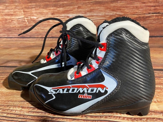Salomon Mini Kids Cross Country Ski Boots Size EU35.5 US3.5 SNS