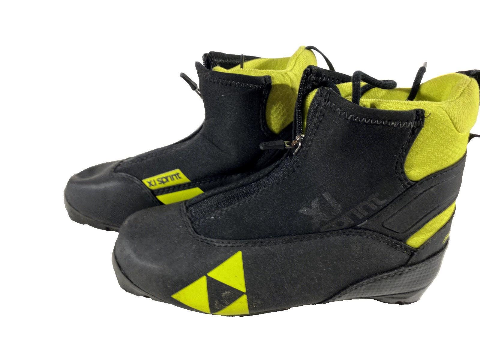 Fischer XJ Sprint Nordic Cross Country Ski Boots Size EU38 US6 NNN