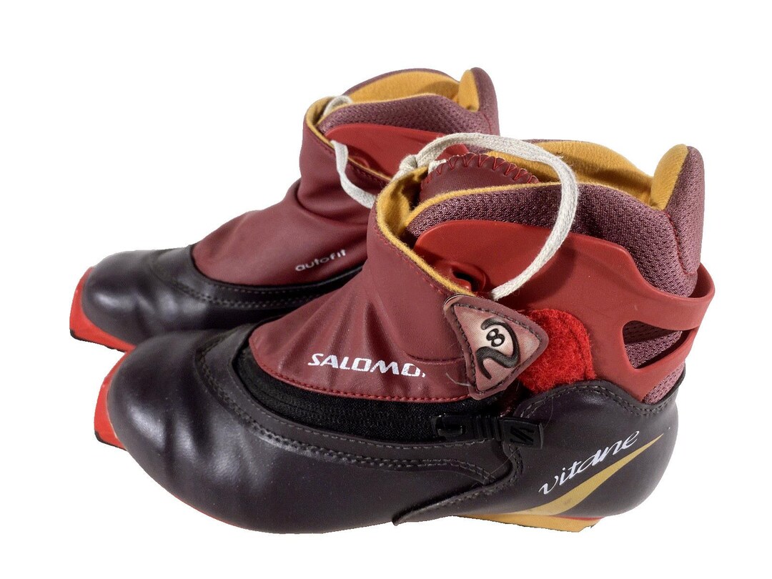 old style salomon nordic system ski boot PRO COMBI PILOT The Skier Soft Touring Flex R PROLINK Nordic Boots -