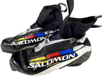 SALOMON S-Lab Classic Cross Country Ski Boots Size EU38 US5.5 SNS Pilot Bindings