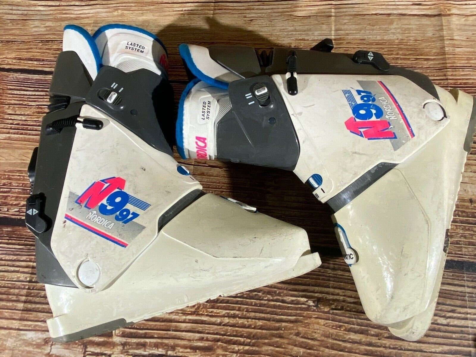 MUNARI Vintage Botas de Esquí Alpino Talla Mondo 272 mm Zapatos Zapatos para niño Botas Suela Exterior 310 mm 