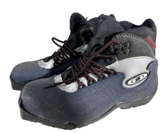 Salomon Nordic Cross Country Ski Boots Size EU39 US6 SNS  display picture 2