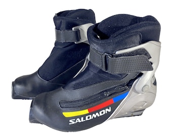 Salomon Skate Nordic Cross Country Ski Boots Size EU37 1/3 US5 for SNS Profil