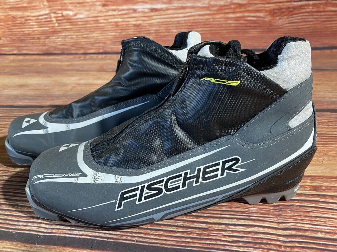 Fischer RC3 Nordic Cross Country Ski Boots Size EU40 US7.5 NNN Etsy
